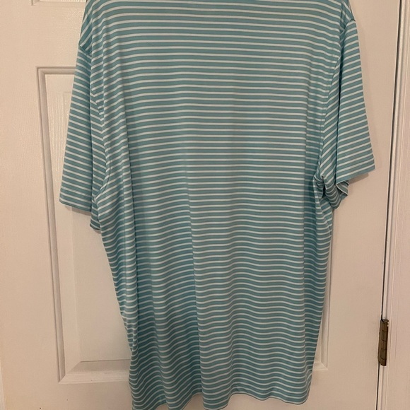 Rorie Whelan Gf Men's Striped Polo Shirt - Light Blue - Picture 4 of 4